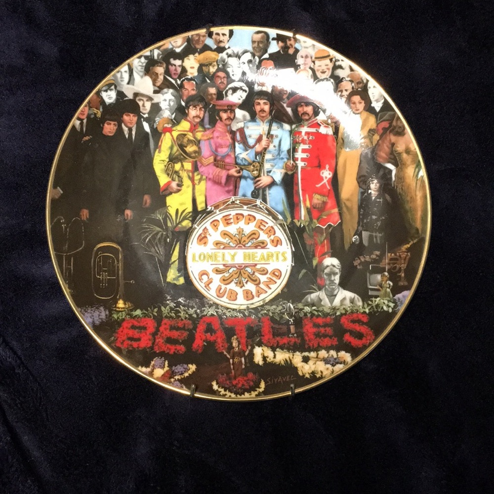 Beatles decor plate